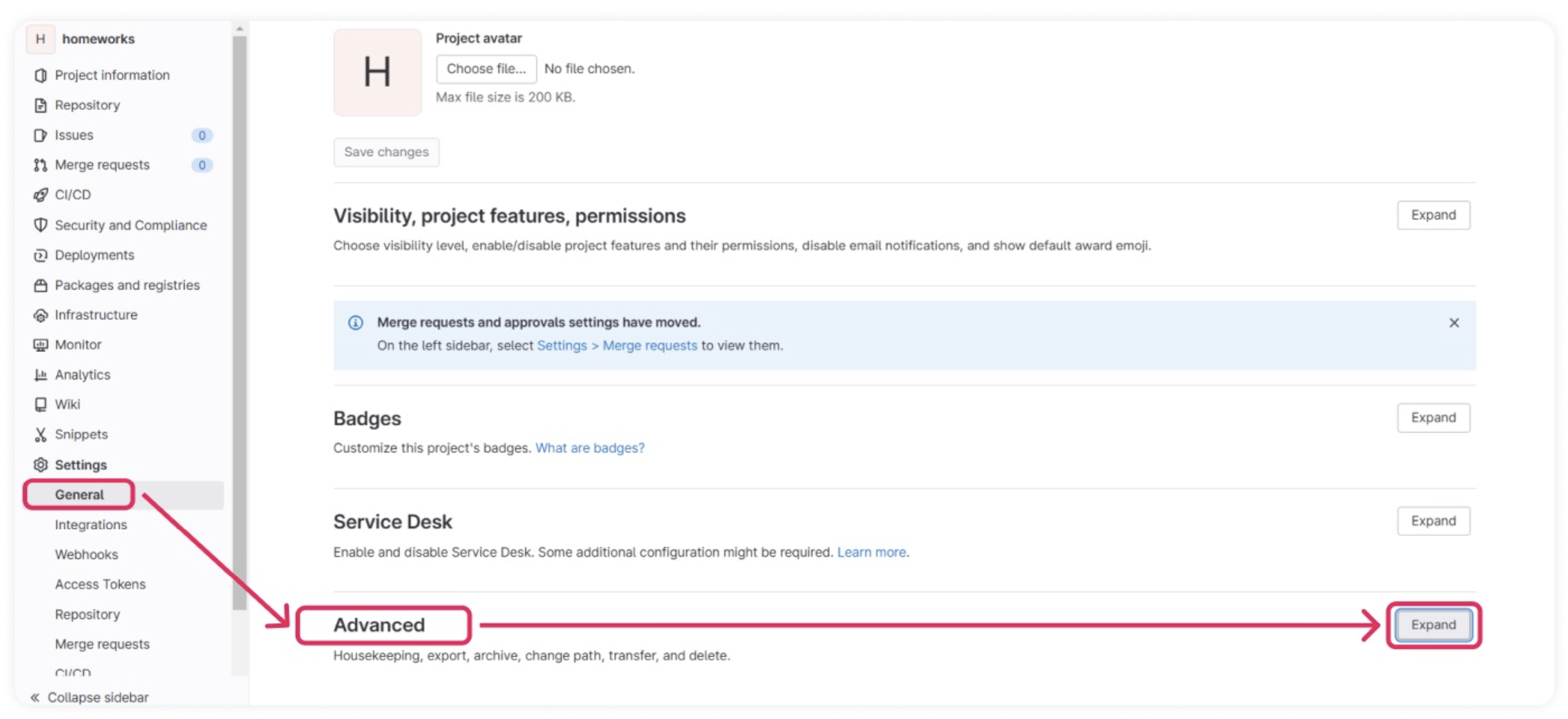 Рис. 2. Продвинутые настройки